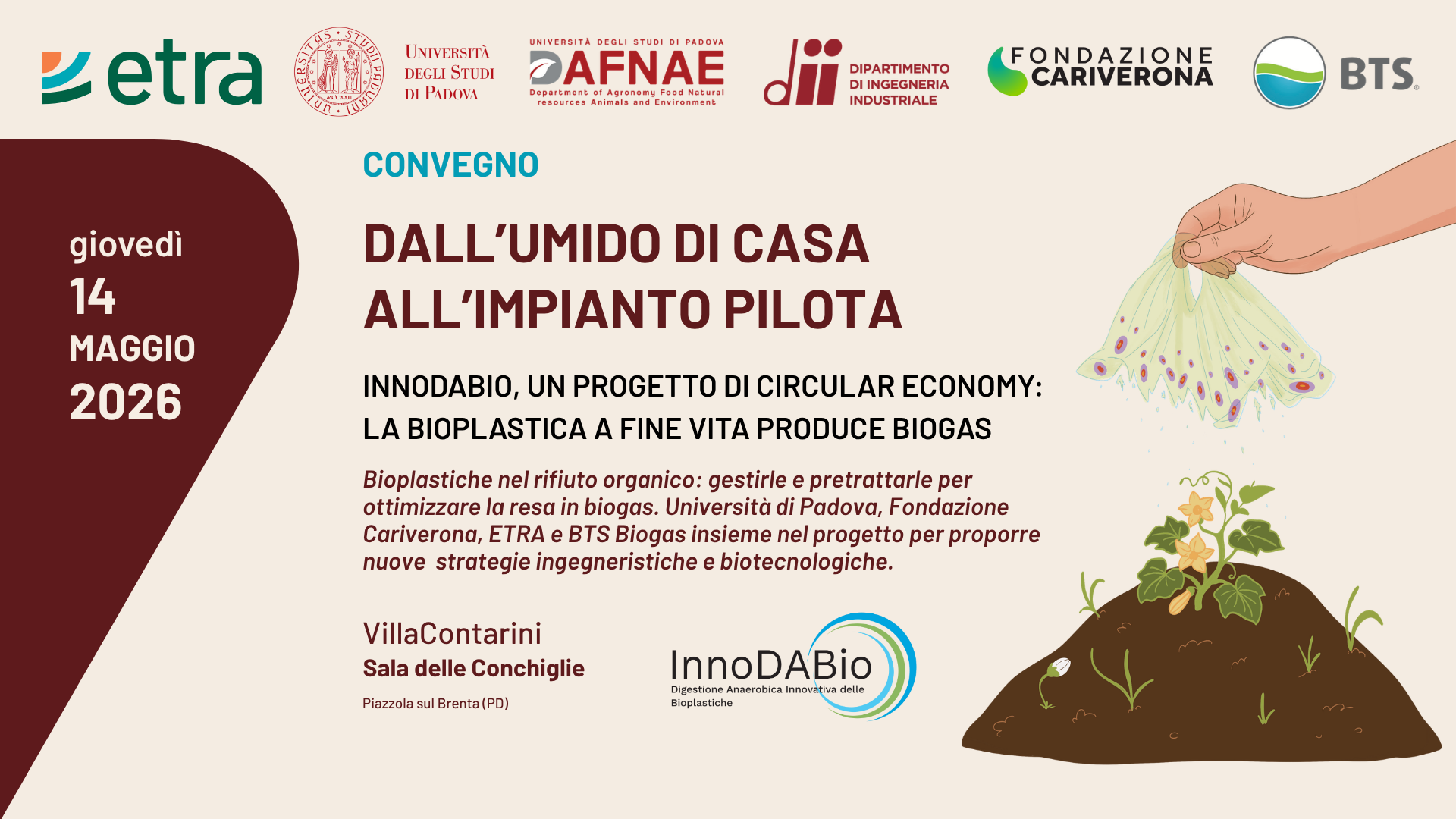 Featured image for &ldquo;Dall&rsquo;umido di casa all&rsquo;impianto pilota: La Bioplastica a fine vita produce biogas&rdquo;